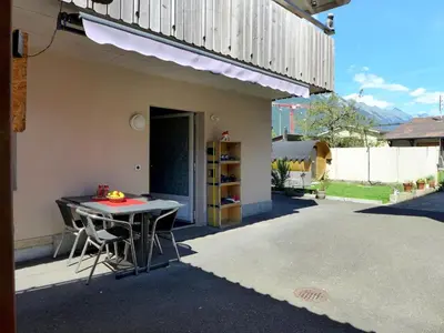 Das Gebäude in dem sich die Ferienwohnung befindet