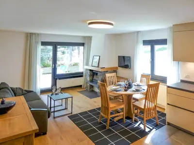 TV/Unterhaltungsangebot in der Unterkunft Apartment Résidence La Fenière 03 by Interhome