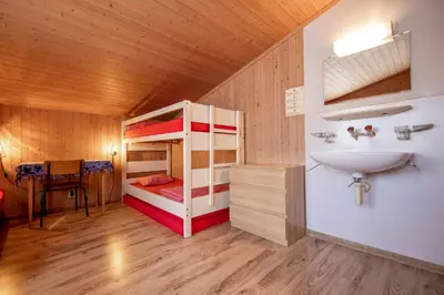 Ein Bett oder Betten in einem Zimmer der Unterkunft Simons Herberge