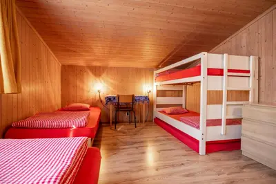 Ein Bett oder Betten in einem Zimmer der Unterkunft Simons Herberge