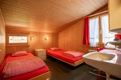 Ein Bett oder Betten in einem Zimmer der Unterkunft Simons Herberge