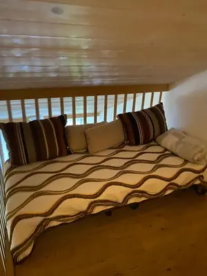 Ein Bett oder Betten in einem Zimmer der Unterkunft Dorner Rustic Chalet