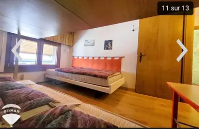 Ein Bett oder Betten in einem Zimmer der Unterkunft La Remointze