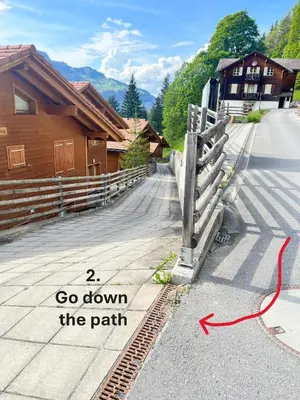 Grundriss der Unterkunft Bed & Breakfast in car-free Wengen - Hop in Nest BnB