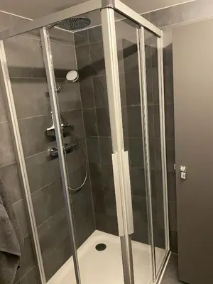 Ein Badezimmer in der Unterkunft Magnifique studio à Anzère avec vue sur les montagnes