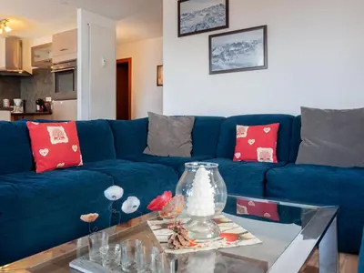 Ein Sitzbereich in der Unterkunft Apartment Jasmins 2 by Interhome