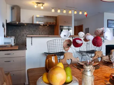 Küche/Küchenzeile in der Unterkunft Apartment Jasmins 2 by Interhome