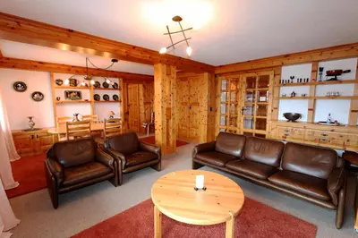 Ein Sitzbereich in der Unterkunft Everest N - Two room apartment for 4 persons