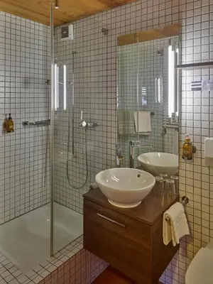 Ein Badezimmer in der Unterkunft Hotel Glocke