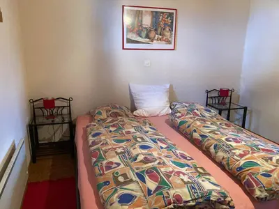 Ein Bett oder Betten in einem Zimmer der Unterkunft Chalet Leiggener