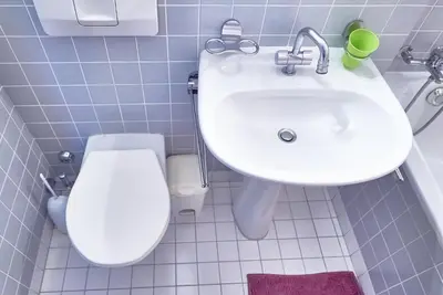 Ein Badezimmer in der Unterkunft Lake apartment by Interlaken