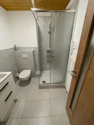 Ein Badezimmer in der Unterkunft Pension Balm