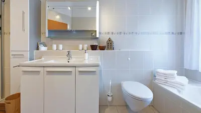 Ein Badezimmer in der Unterkunft Chalet Michelangelo