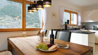 Küche/Küchenzeile in der Unterkunft Chalet Michelangelo