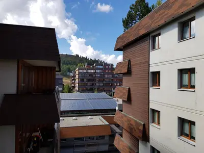 Das Gebäude in dem sich die Ferienwohnung befindet