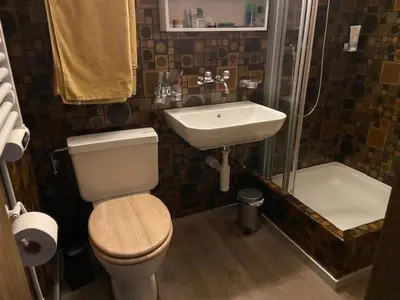 Ein Badezimmer in der Unterkunft Apartment Hubertus 396 d by Interhome