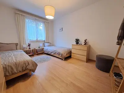 Ein Bett oder Betten in einem Zimmer der Unterkunft Apartment Bergluft by Interhome