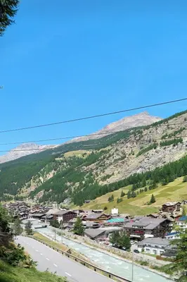 Naturlandschaft in der Nähe des Chalets