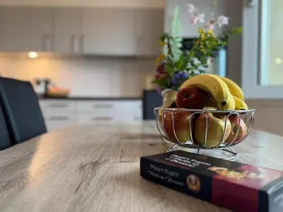 Essen in der Ferienwohnung oder in der Nähe