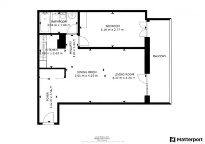 Grundriss der Unterkunft Charmant appartement au centre