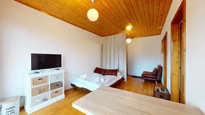 TV/Unterhaltungsangebot in der Unterkunft Calm studio with balcony in Crans-Montana