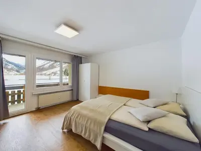 Ein Bett oder Betten in einem Zimmer der Unterkunft Alpine magic for the whole family near Zermatt with parking!
