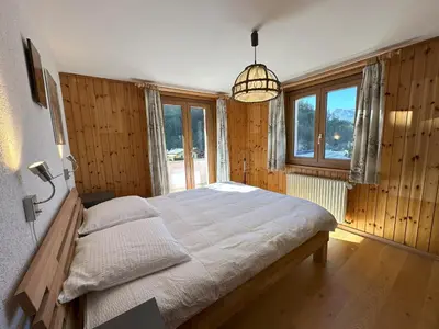 Ein Bett oder Betten in einem Zimmer der Unterkunft Perfect Mountain Condo - 4 Valleys - Swiss Alps
