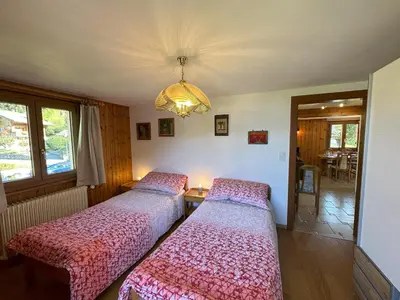 Ein Bett oder Betten in einem Zimmer der Unterkunft Perfect Mountain Condo - 4 Valleys - Swiss Alps