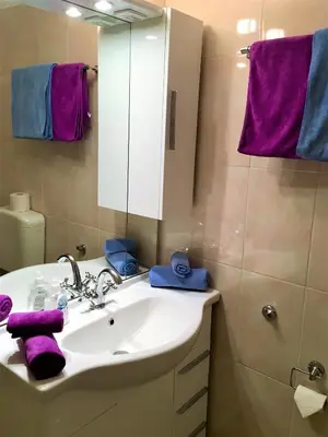 Ein Badezimmer in der Unterkunft La Chaumière d'Hérens