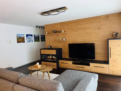 TV/Unterhaltungsangebot in der Unterkunft Perla Garden, stylish apartment