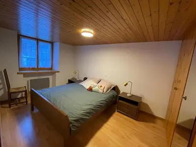 Ein Bett oder Betten in einem Zimmer der Unterkunft Apartment Moulin