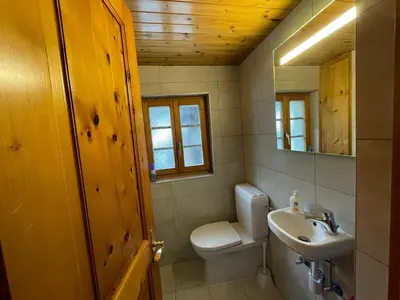 Ein Badezimmer in der Unterkunft Apartment Moulin