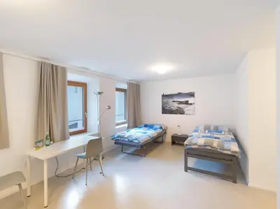 Ein Bett oder Betten in einem Zimmer der Unterkunft Casa degli Artisti
