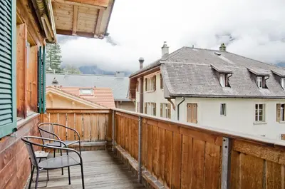 Das Gebäude in dem sich die Ferienwohnung befindet