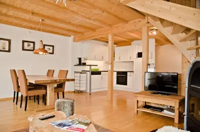 Küche/Küchenzeile in der Unterkunft Apartment Kiwi links - GRIWA RENT AG