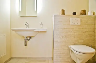 Ein Badezimmer in der Unterkunft Apartment Silbersee - GRIWA RENT AG