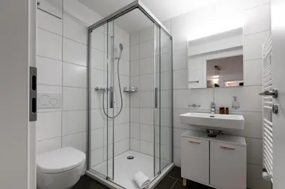 Ein Badezimmer in der Unterkunft Spirit Apartments - Suite #2 - Zentral - Parkplatz