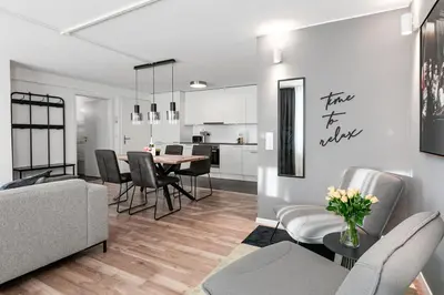 Küche/Küchenzeile in der Unterkunft Spirit Apartments - Suite #2 - Zentral - Parkplatz