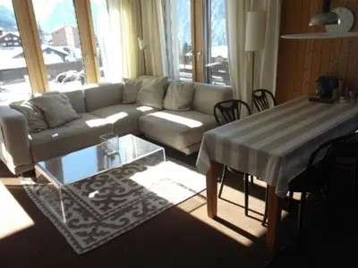 Ein Sitzbereich in der Unterkunft Appartement cosy et idéalement situé