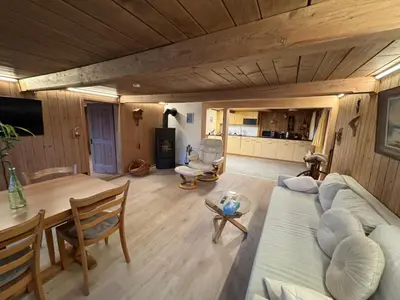 TV/Unterhaltungsangebot in der Unterkunft Meieli's Chalet