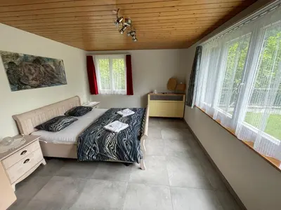 Ein Bett oder Betten in einem Zimmer der Unterkunft Bellevue Apartment