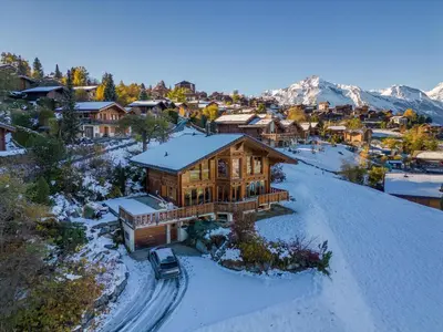 Naturlandschaft in der Nähe des Chalets