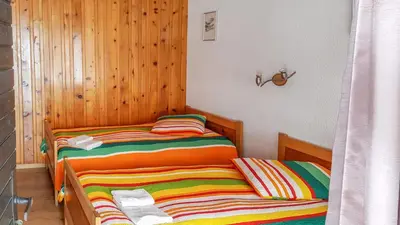 Ein Bett oder Betten in einem Zimmer der Unterkunft Hotel Restaurant Monte Leone