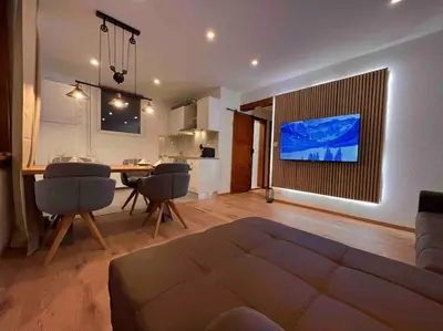 TV/Unterhaltungsangebot in der Unterkunft Mountain View Apartment