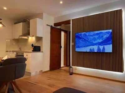 Küche/Küchenzeile in der Unterkunft Mountain View Apartment