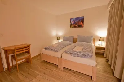Ein Bett oder Betten in einem Zimmer der Unterkunft Haus Matten, Apartment Gant