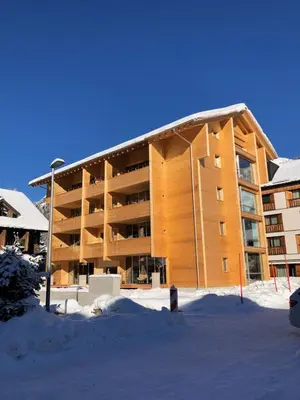 Mondholz Ferienwohnung im Winter