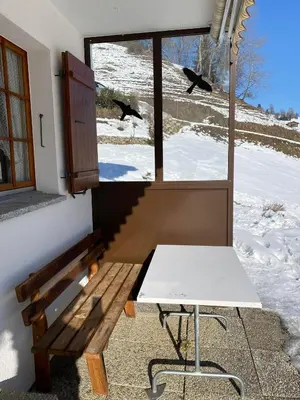 Chalet Bellwald im Winter