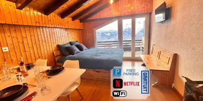 Ein Bett oder Betten in einem Zimmer der Unterkunft BeauLieu - free parking