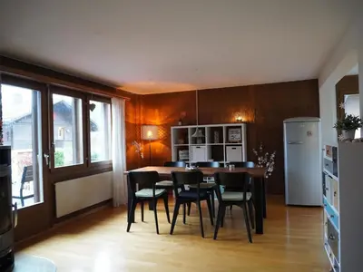 Küche/Küchenzeile in der Unterkunft Apartment Chalet Ilge by Interhome